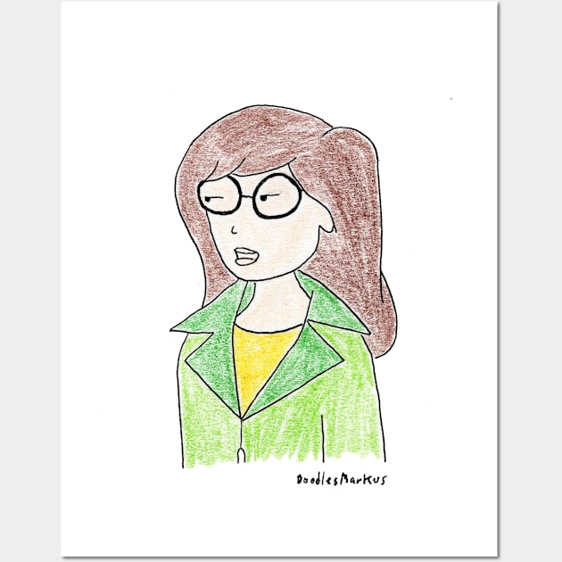 Daria Wall Art by doodlesmarkus